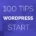 100 tips WordPress website